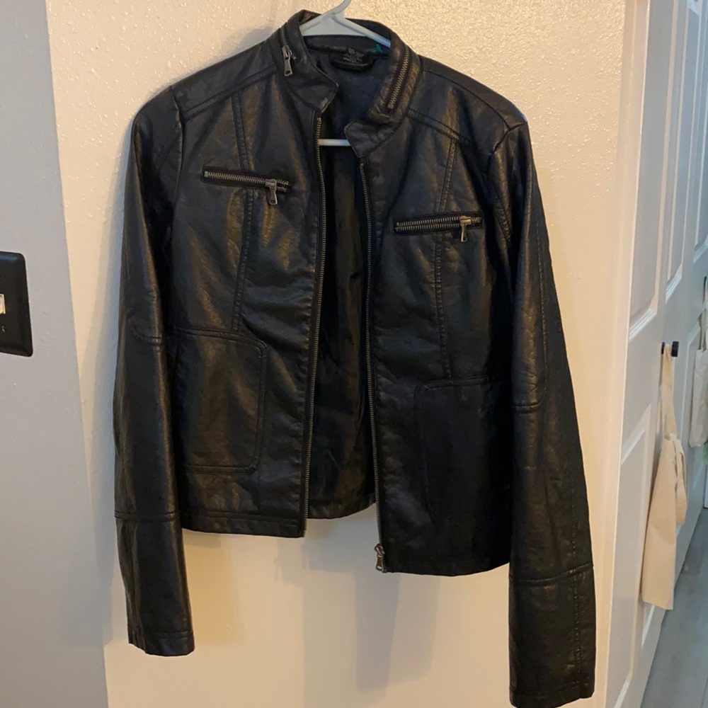 Rue 21 Faux leather jacket moto jacket s